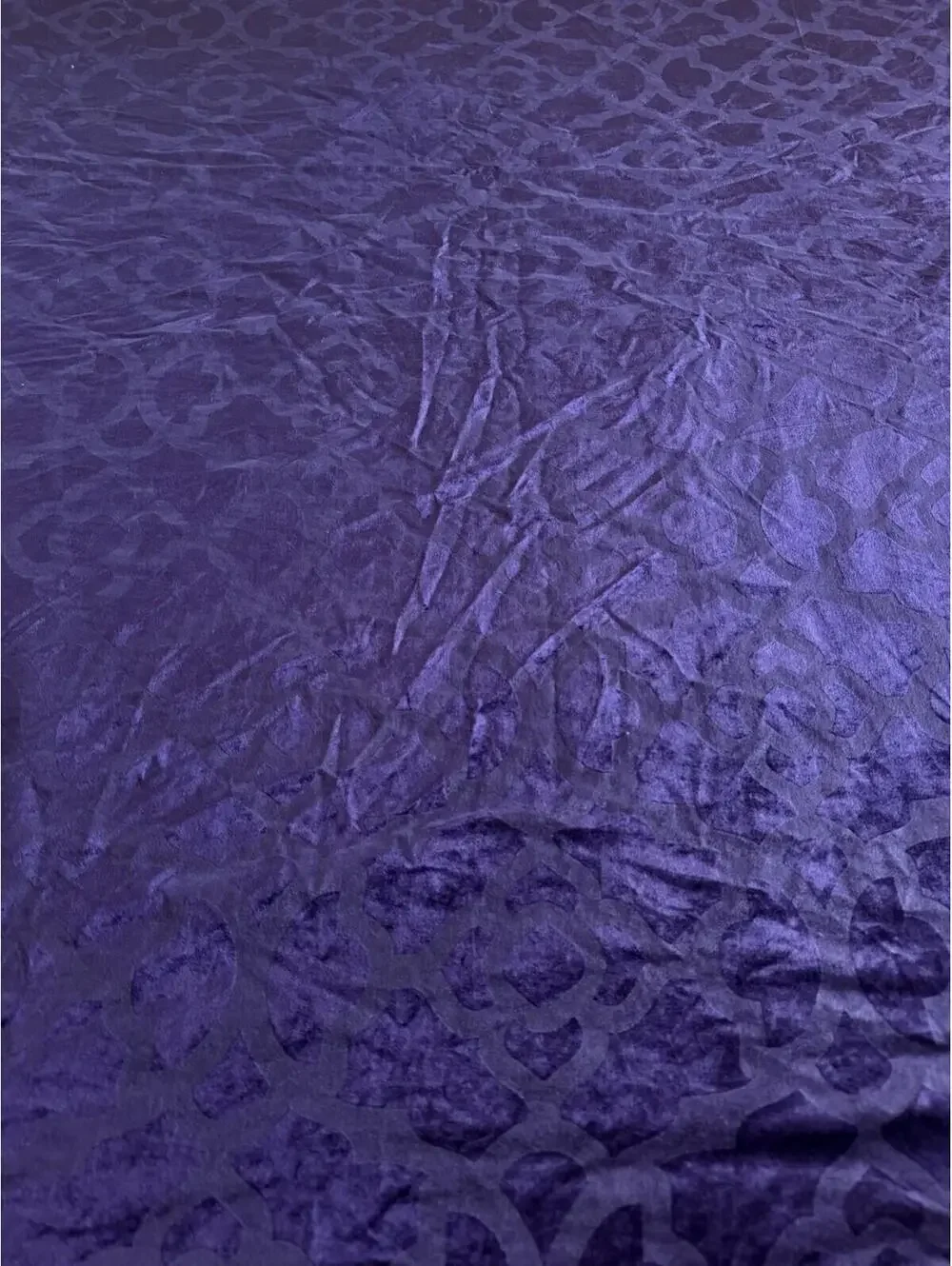 Z Gallerie Queen Duvet Cover Purple Velvet + 3 Euro Shams 26x26